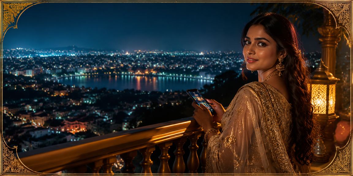 A Bangladeshi user placing online bets on a smartphone in Sylhet